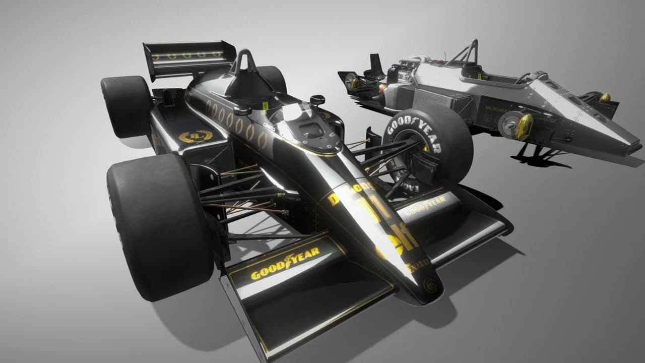 Lotus 98T · 3D model preview