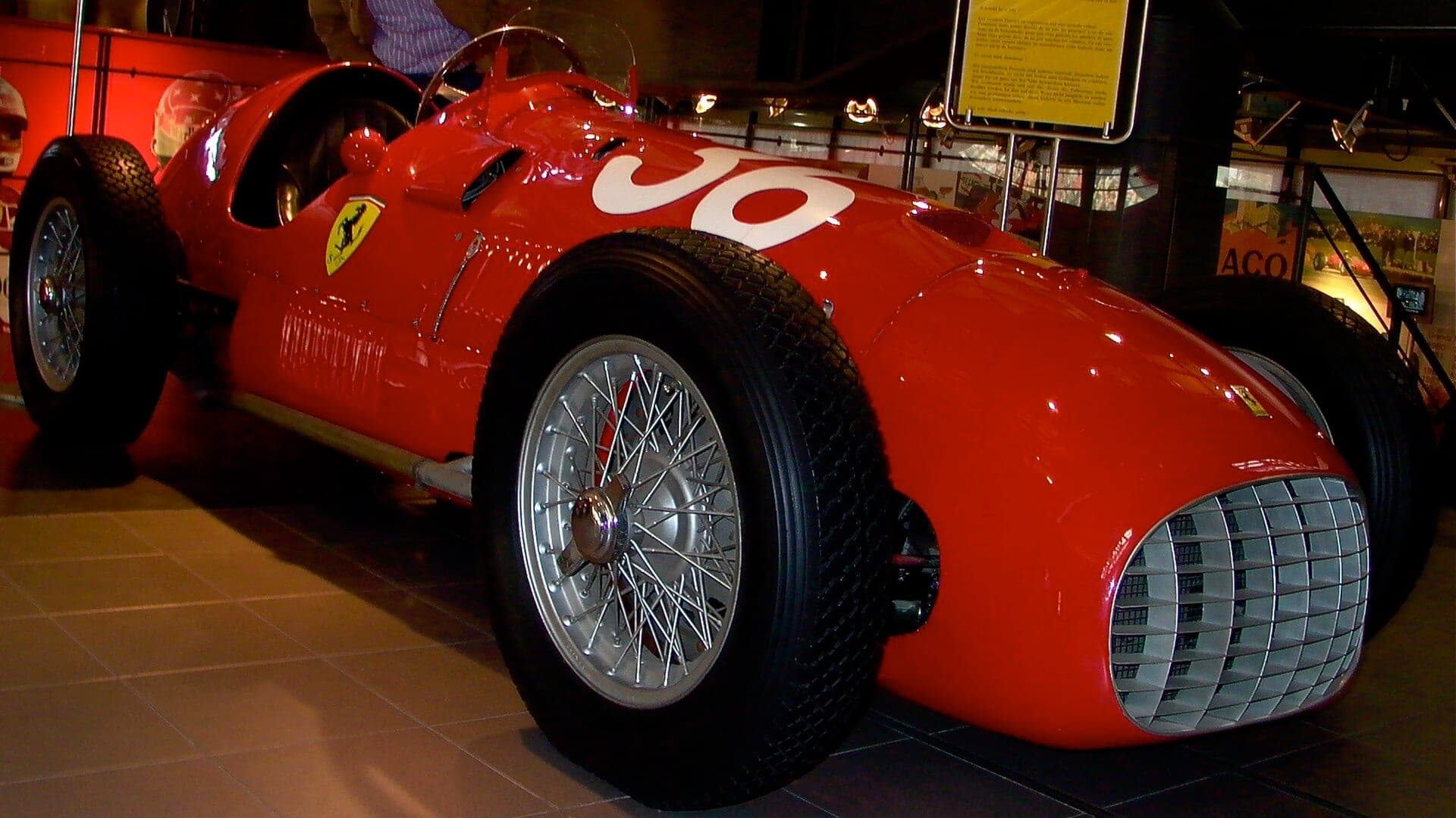 Historical Formula 1 photograph: Ferrari 375F1, 1951