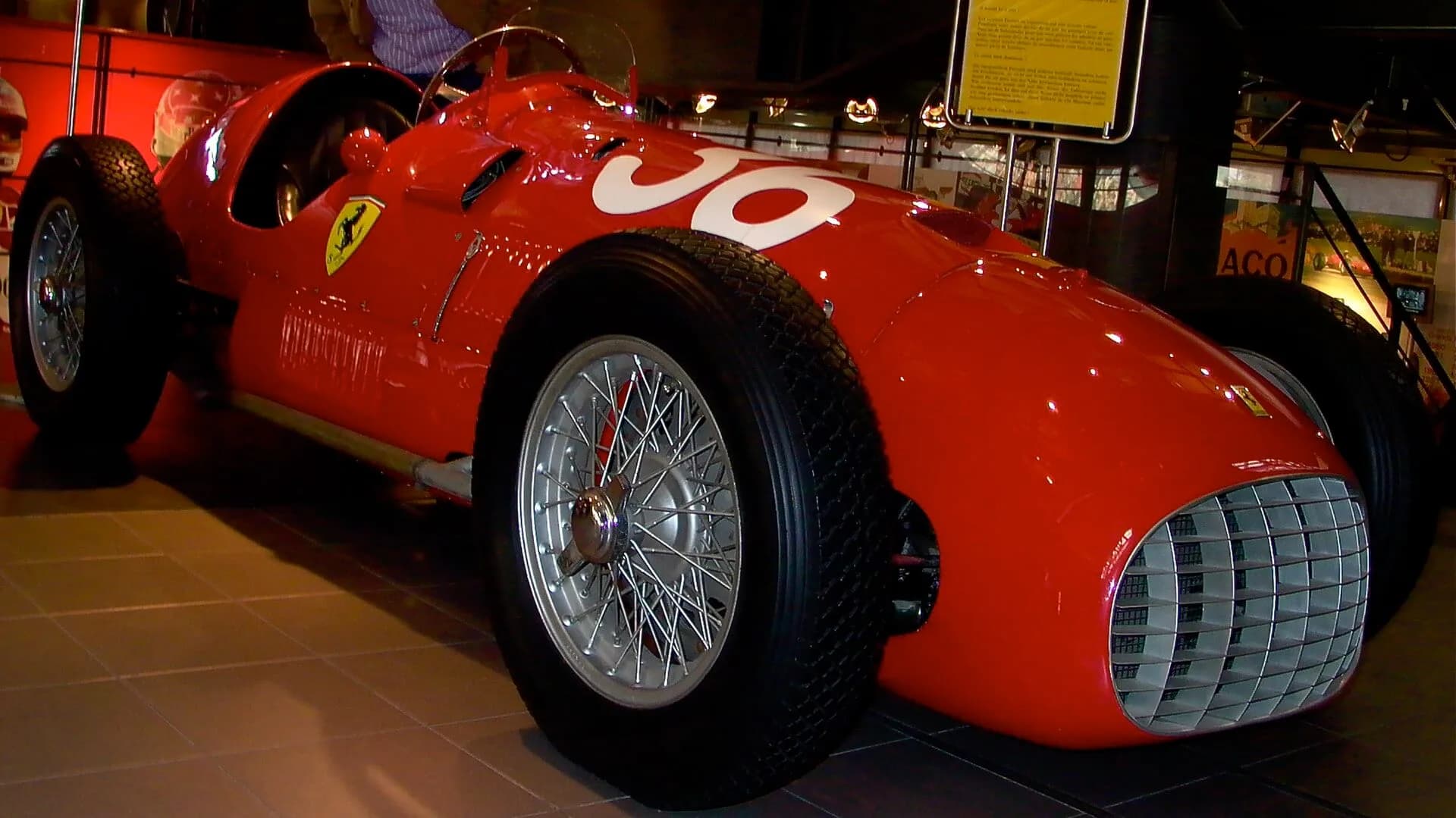 Historical Formula 1 photograph: Ferrari 375F1, 1951