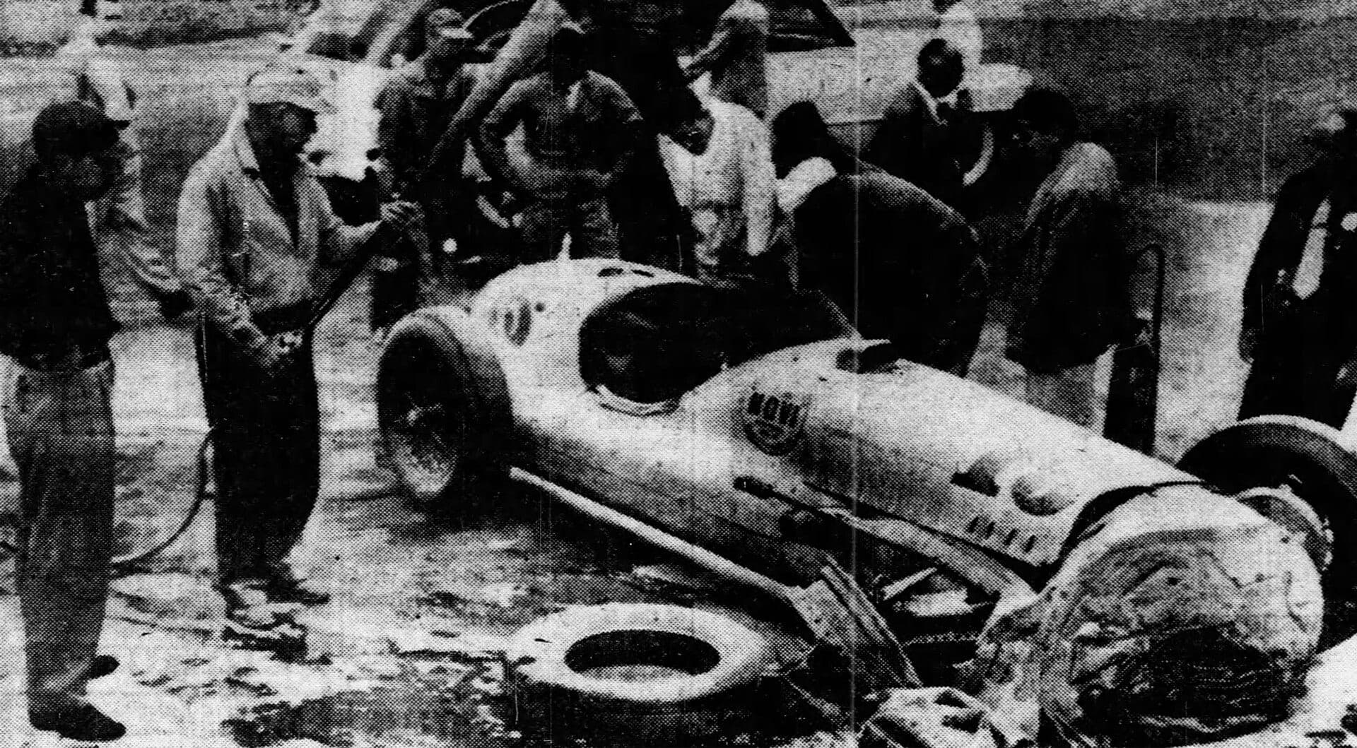 Historical Formula 1 photograph: Chet Miller, 1953