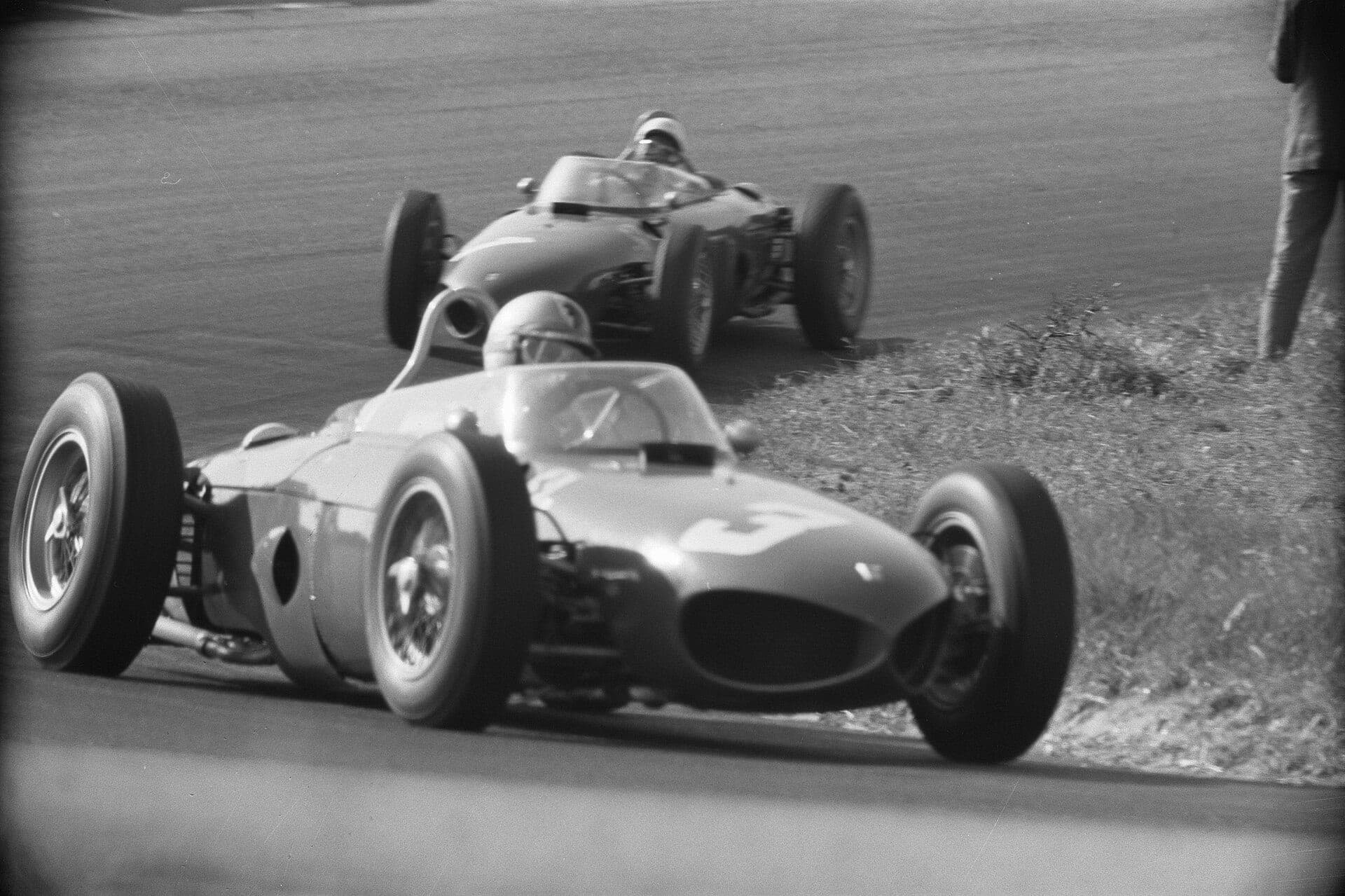 Historical Formula 1 photograph: Von Trips P. Hill GP Olanda, 1961
