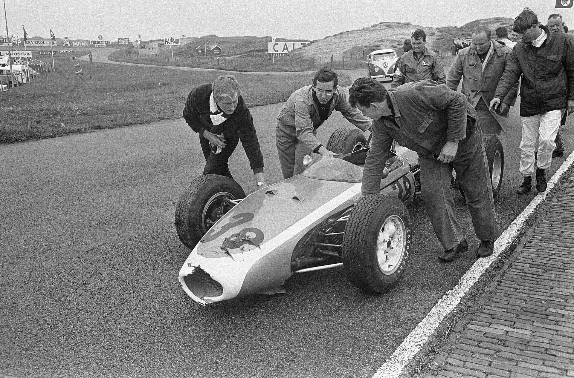 Historical Formula 1 photograph: Trevor Taylor Zandvoort, 1966