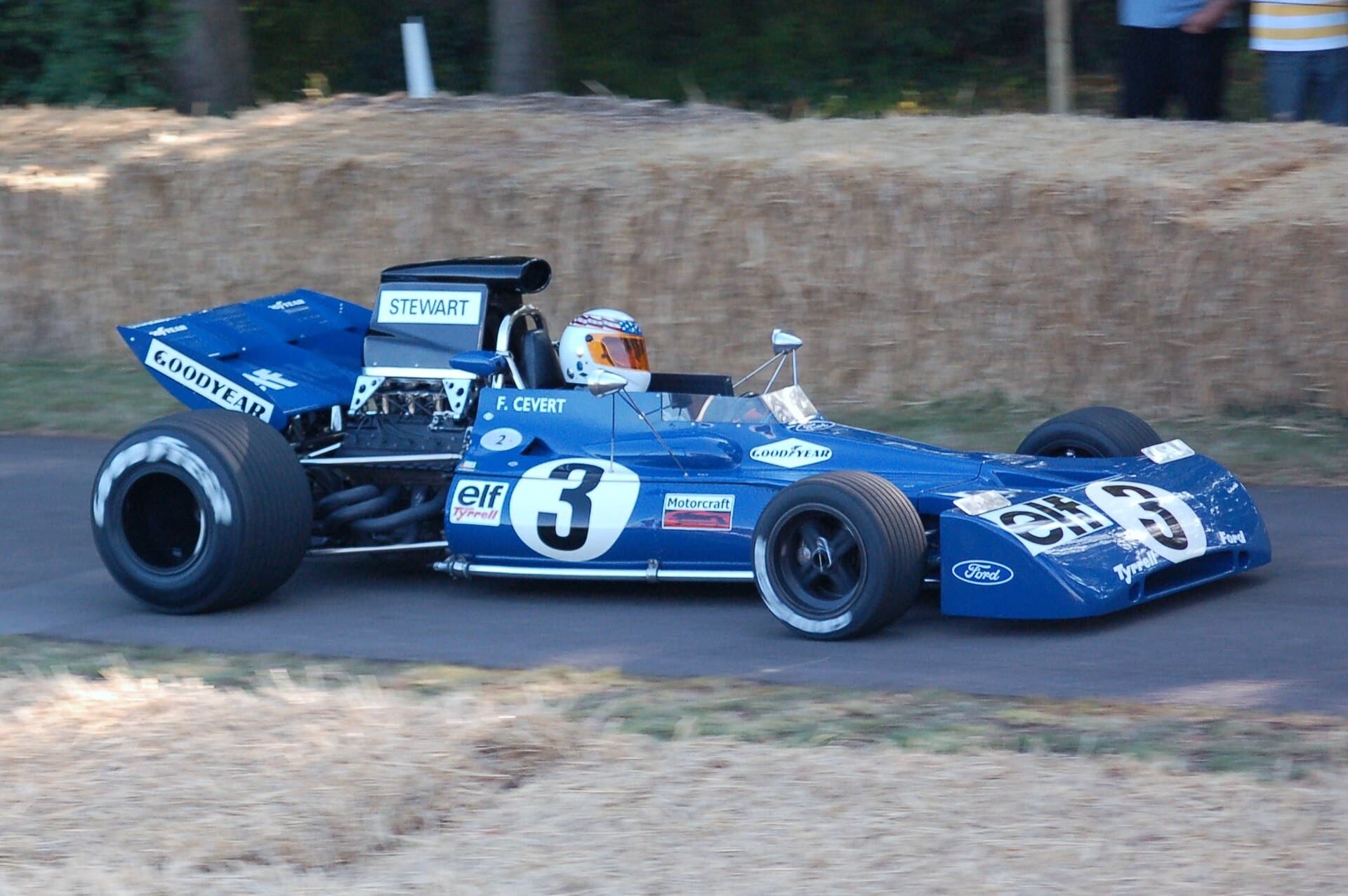Historical Formula 1 photograph: Tyrrell 002 Cevert, 1971