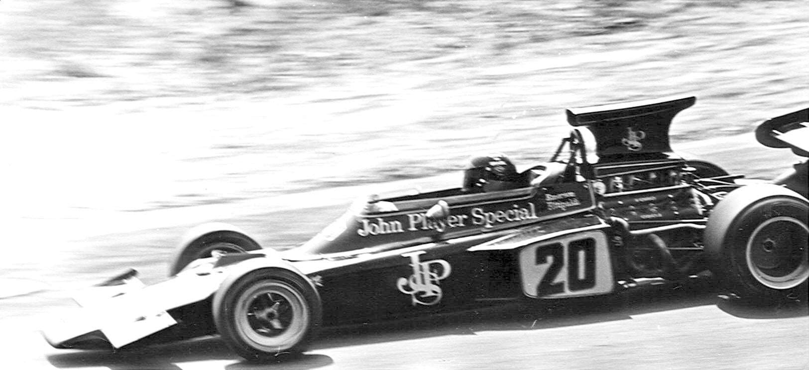 Historical Formula 1 photograph: Fittipaldi, 1972