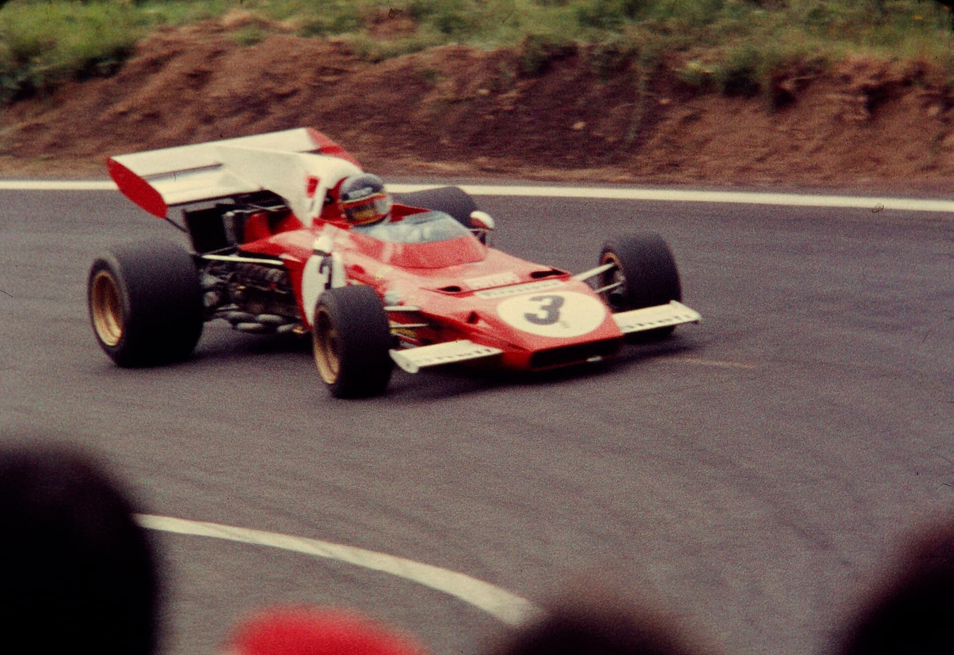 Historical Formula 1 photograph: Ickx Ferrari 312 B2, 1972