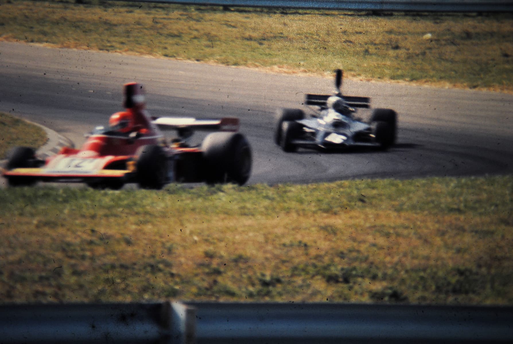 Historical Formula 1 photograph: Lauda Pryce, 1974