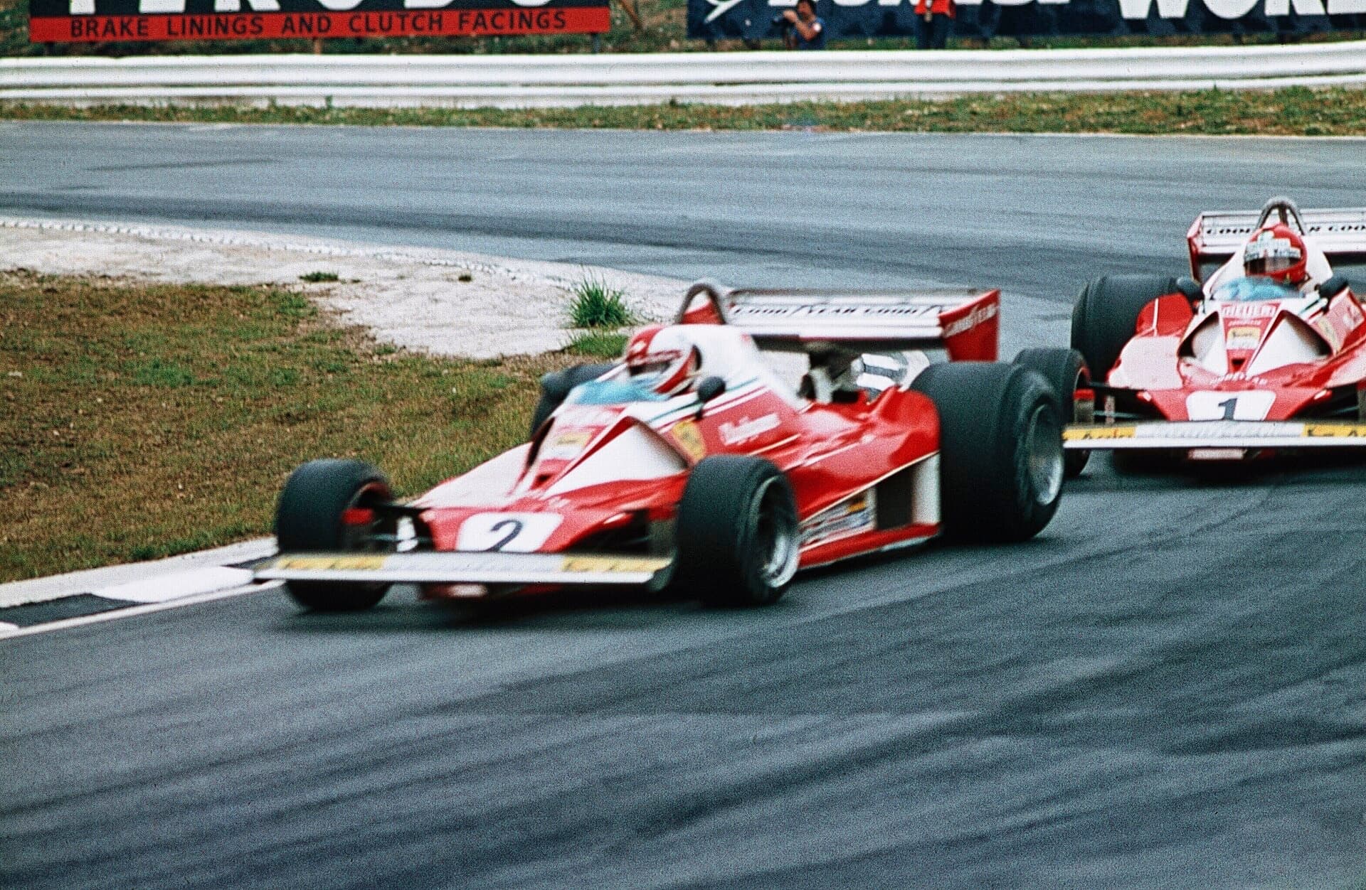 Historical Formula 1 photograph: Lauda Regazzoni, 1976
