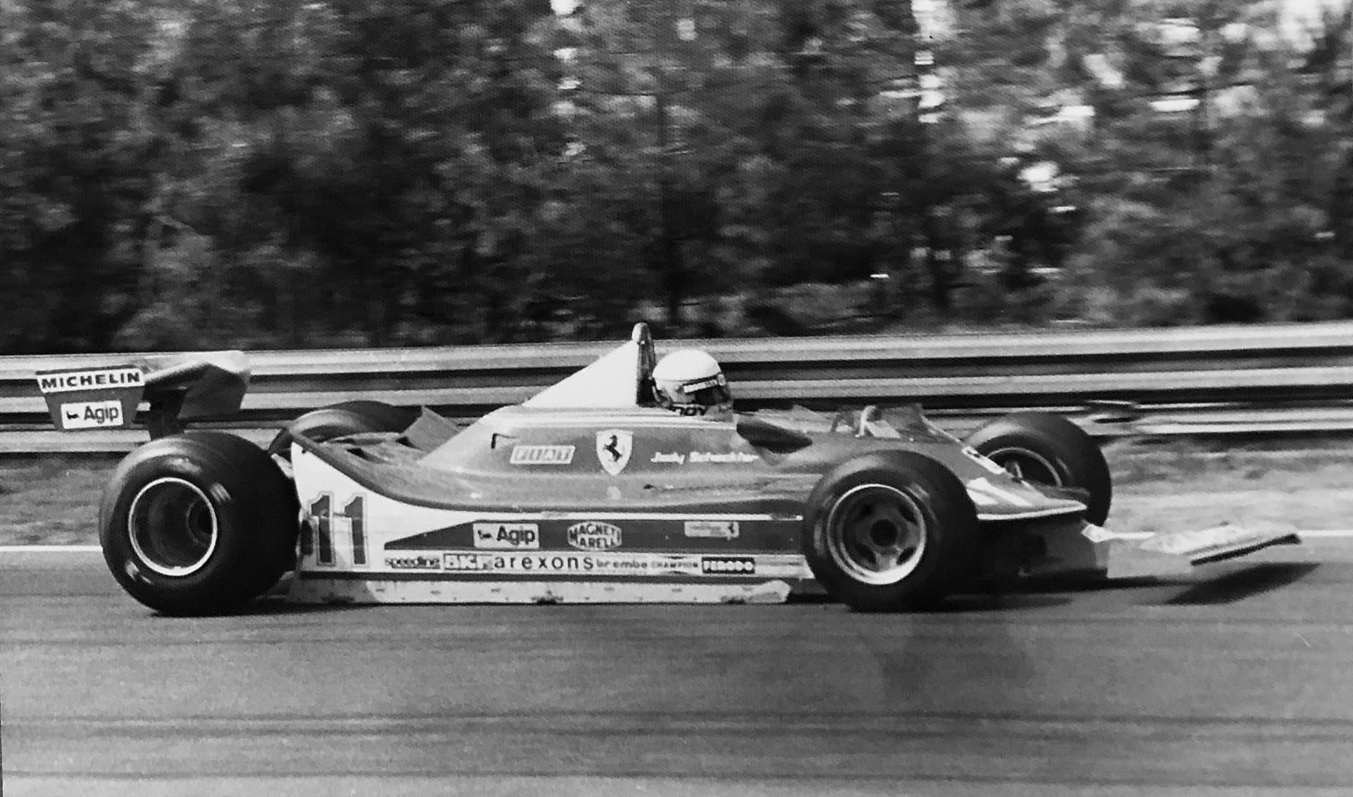 Historical Formula 1 photograph: Scheckter Ferrari 312T4, 1979