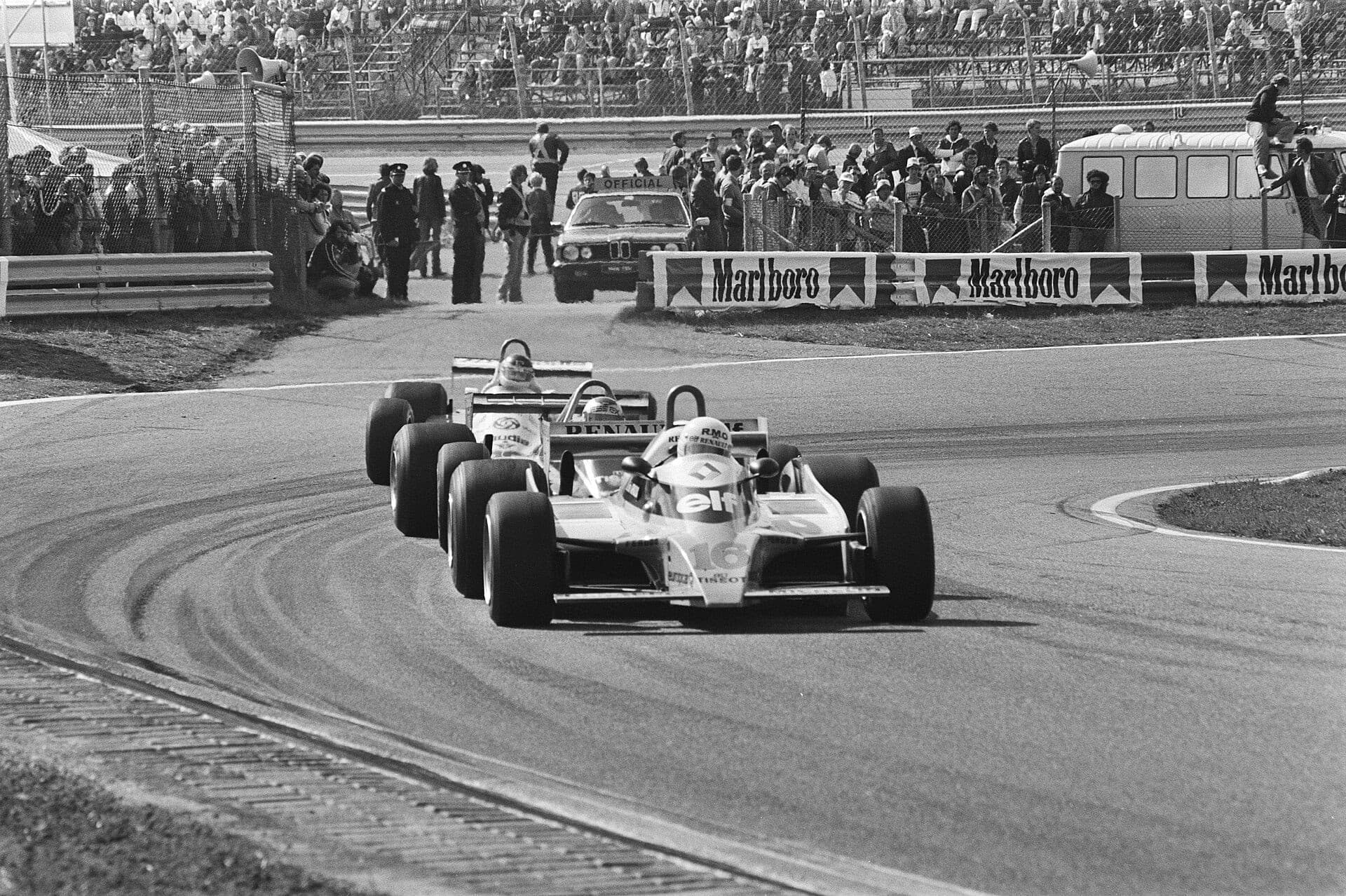 Historical Formula 1 photograph: Arnoux GP Olanda, 1980