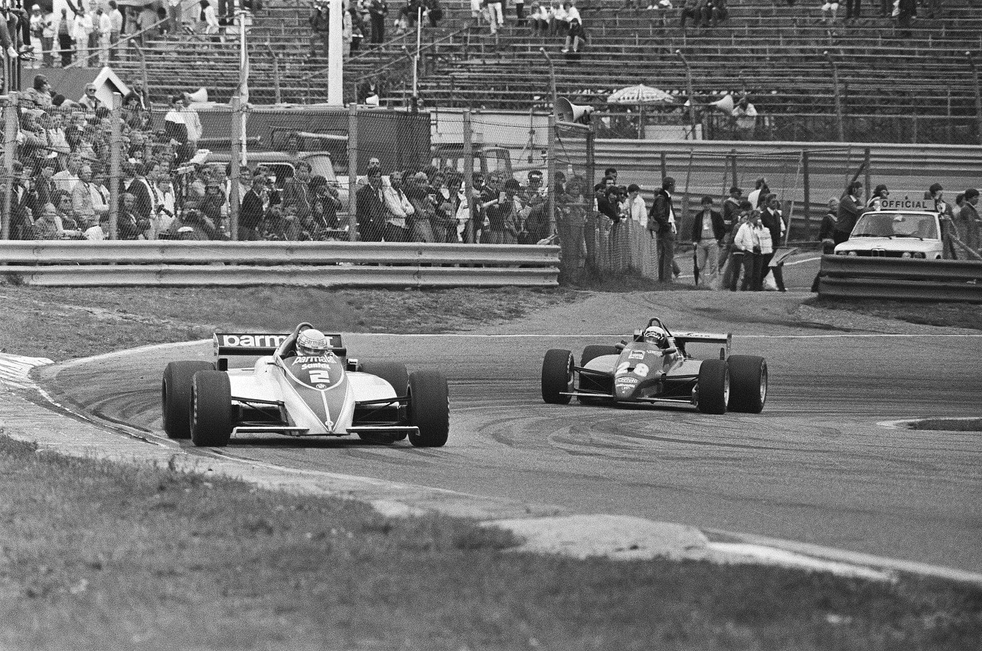 Historical Formula 1 photograph: Patrese Pironi GP Olanda, 1982