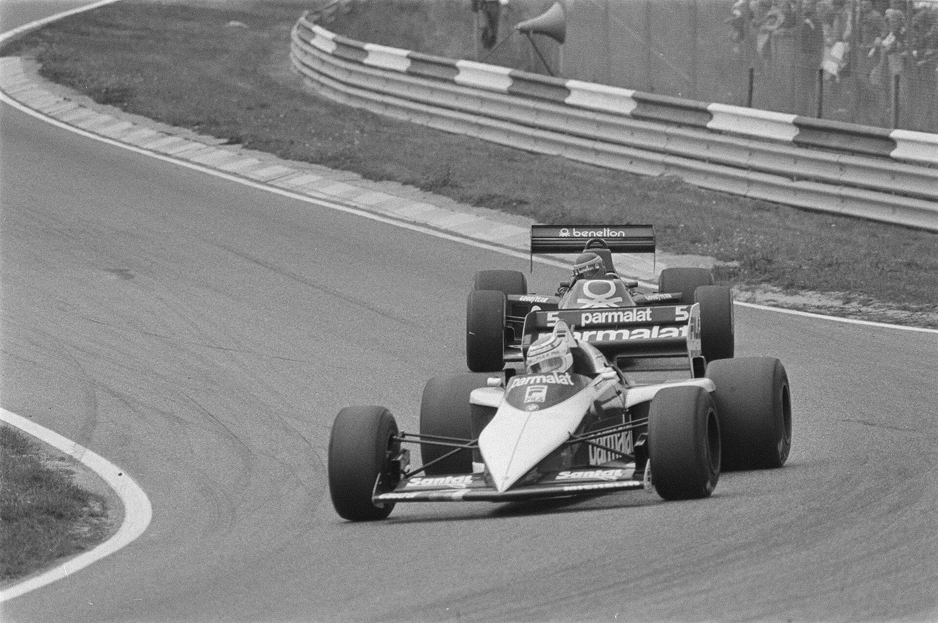 Historical Formula 1 photograph: Piquet Prost GP Olanda 2, 1983