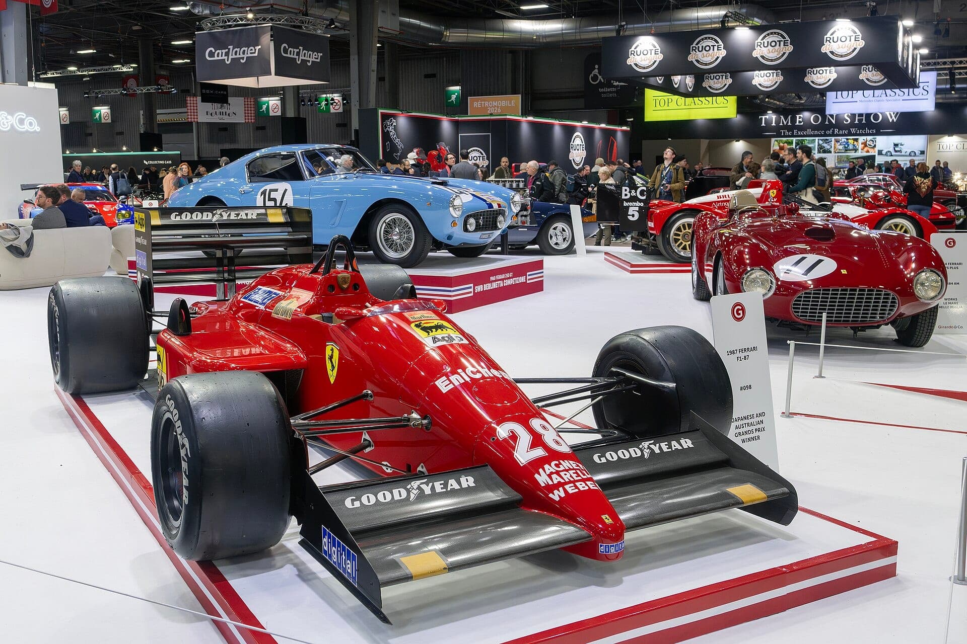 Historical Formula 1 photograph: Ferrari F1-87, 1987