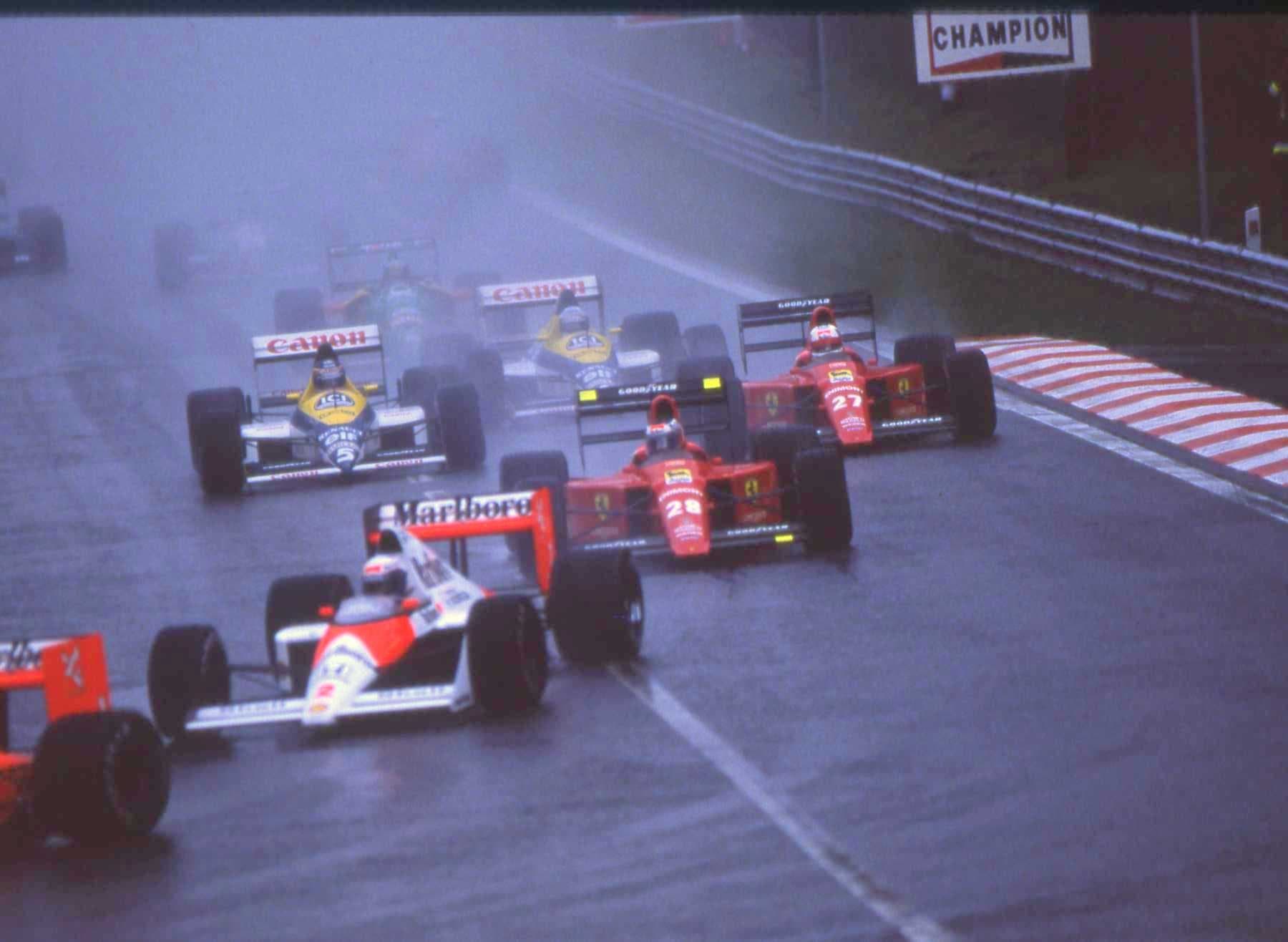 Historical Formula 1 photograph: GP Belgio 03, 1989