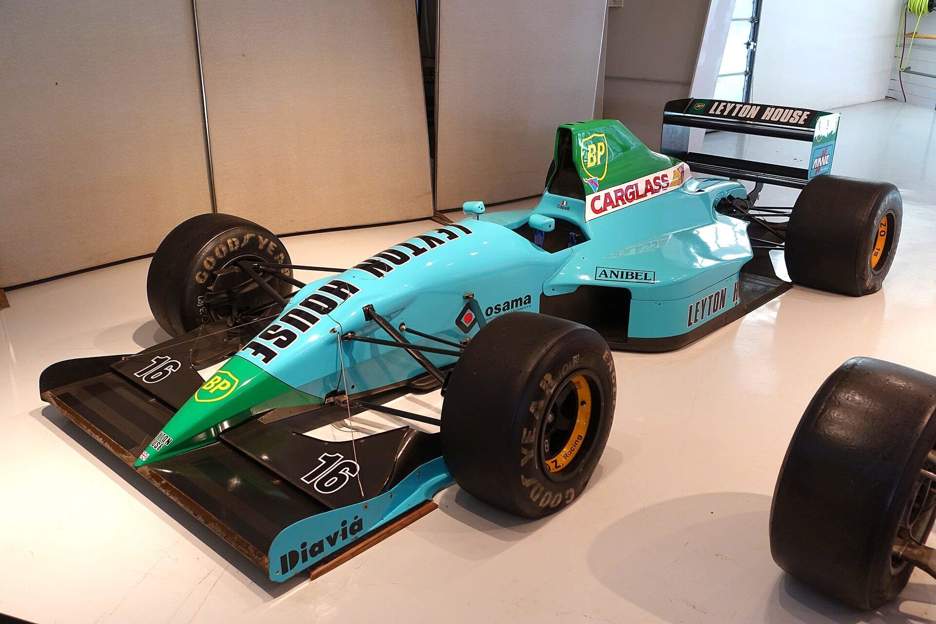 Historical Formula 1 photograph: Leyton House CG901 Formula One Collings Foundation, 1990