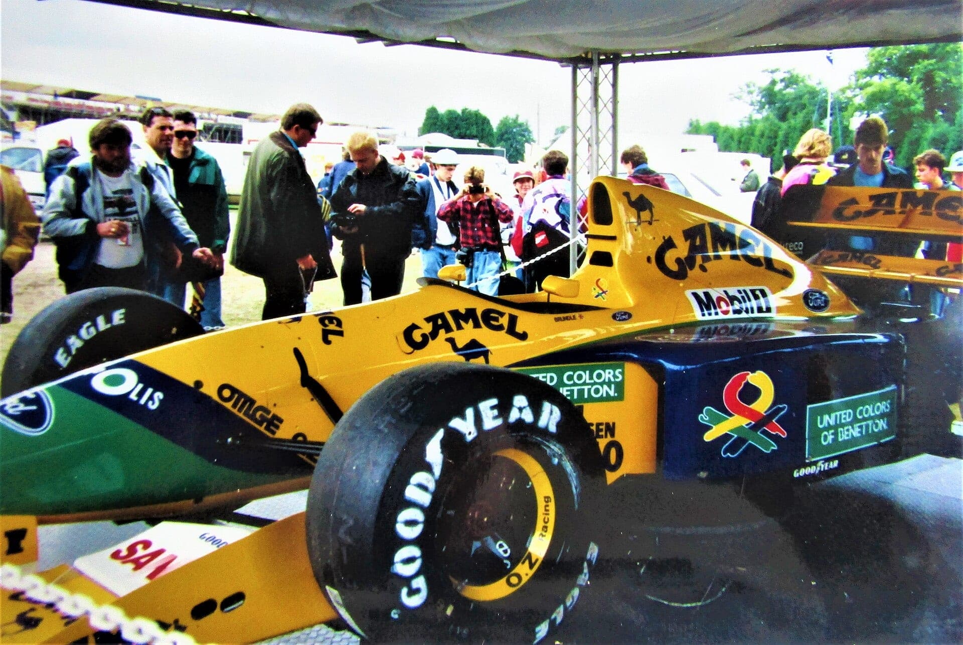 Historical Formula 1 photograph: Benetton B192 Martin Brundle, 1992