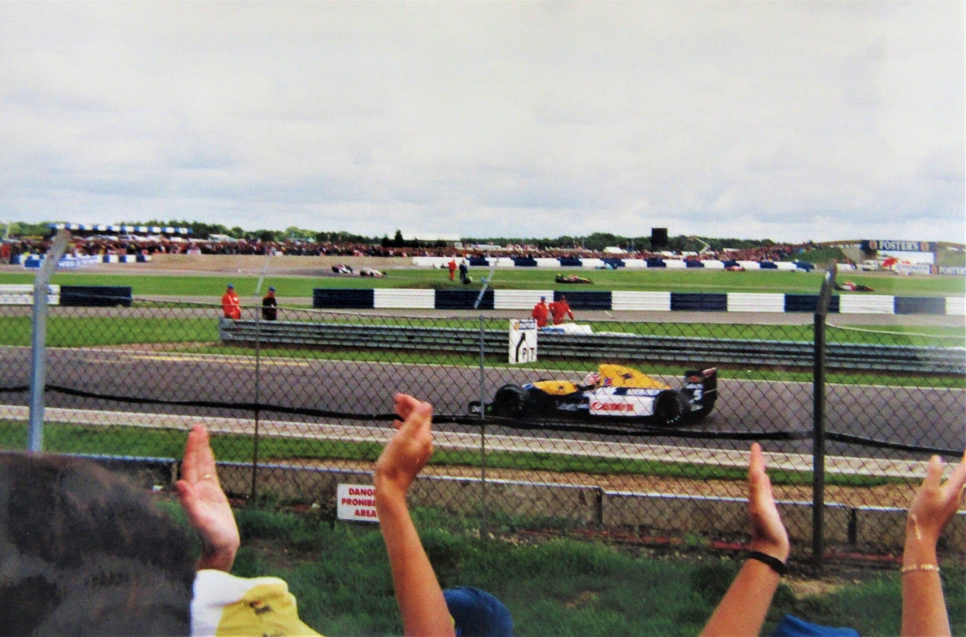 Historical Formula 1 photograph: Mansell Williams FW14B Woodcote, 1992