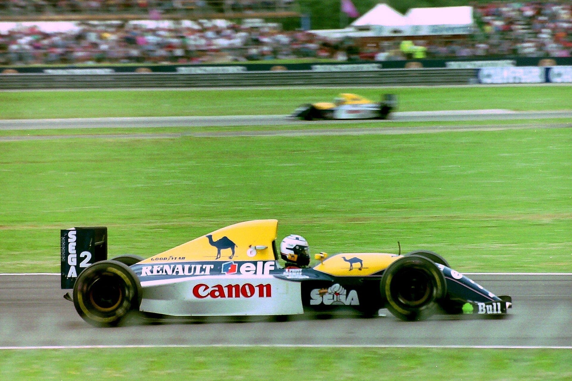 Historical Formula 1 photograph: Alain Prost Williams FW15C GP Bretagna, 1993