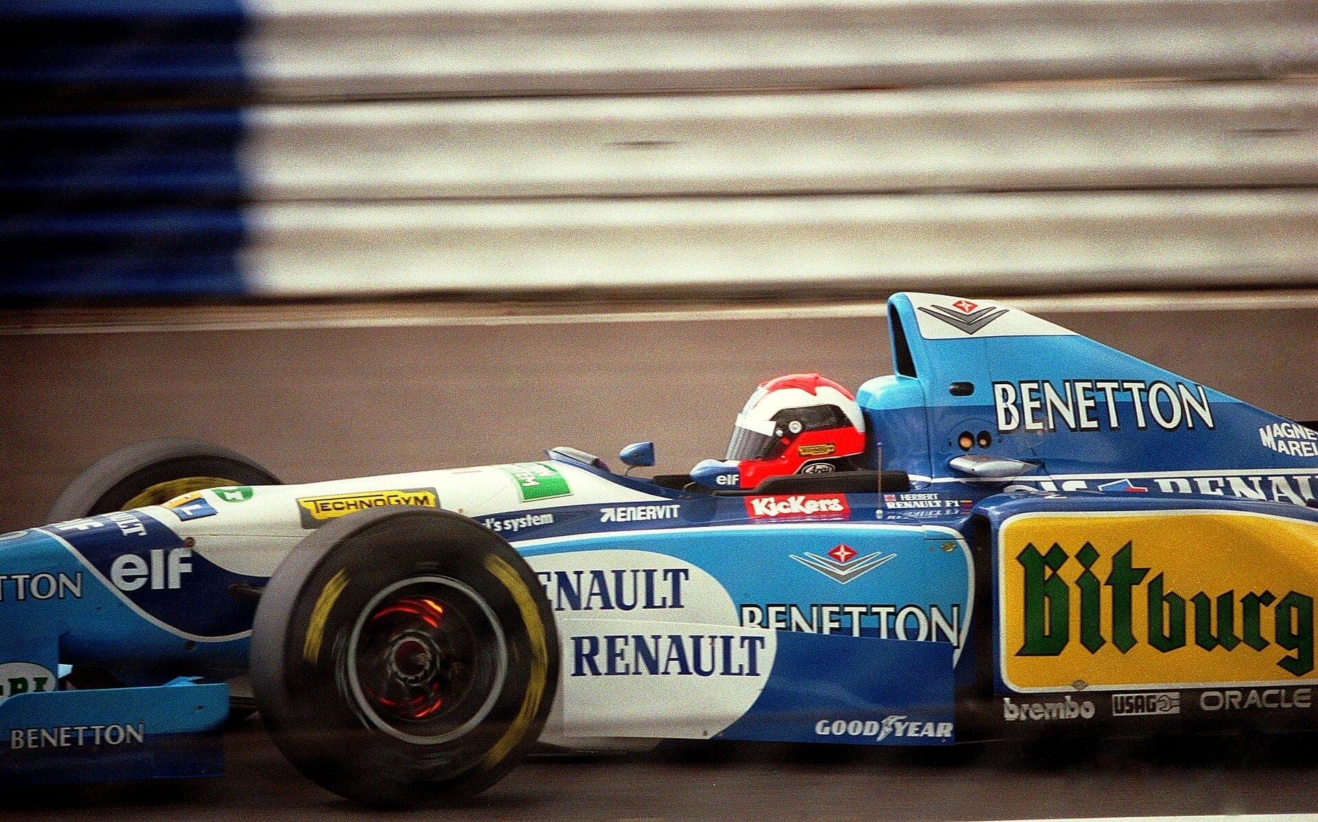 Historical Formula 1 photograph: Herbert Copse Benetton, 1995