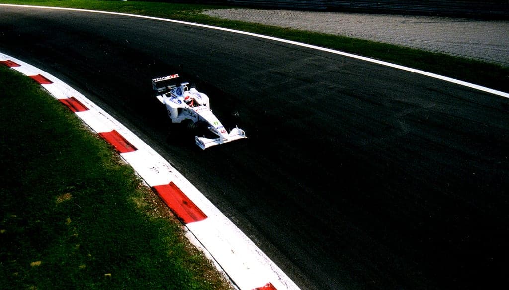 Historical Formula 1 photograph: Johnny Herbert Monza, 1999