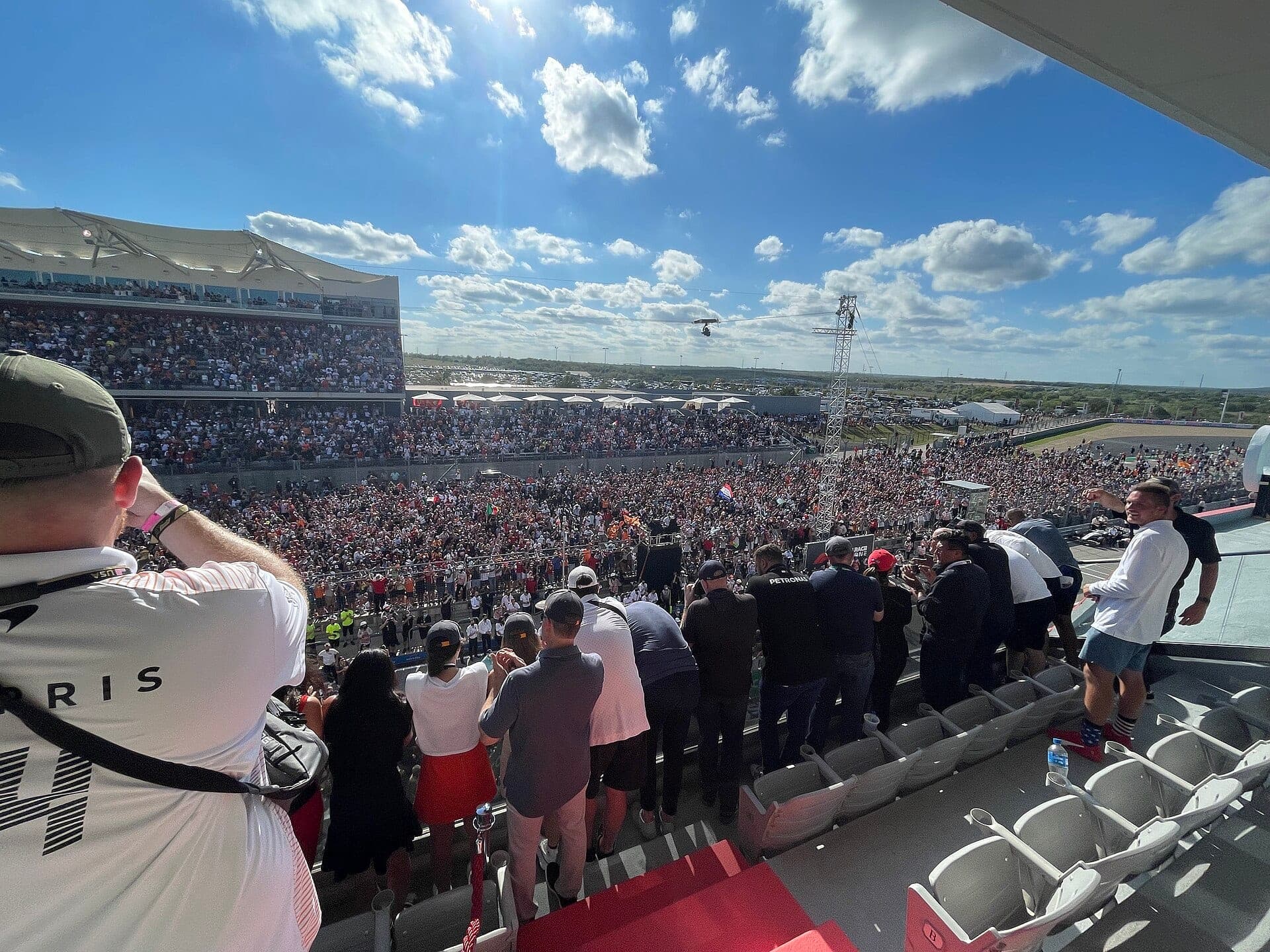 Historical Formula 1 photograph: Austin, 2021