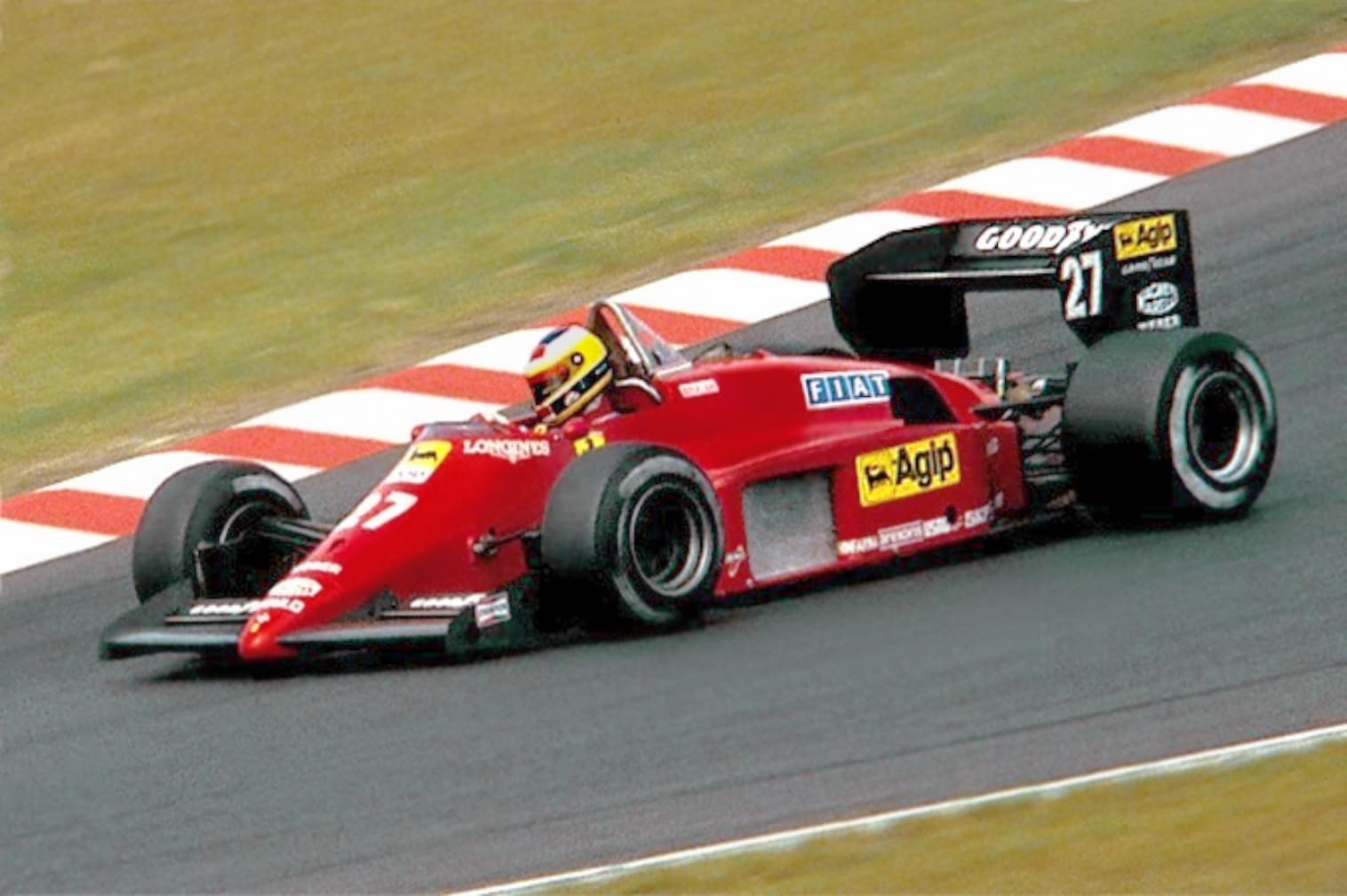 Historical Formula 1 photograph: Alboreto, 1985