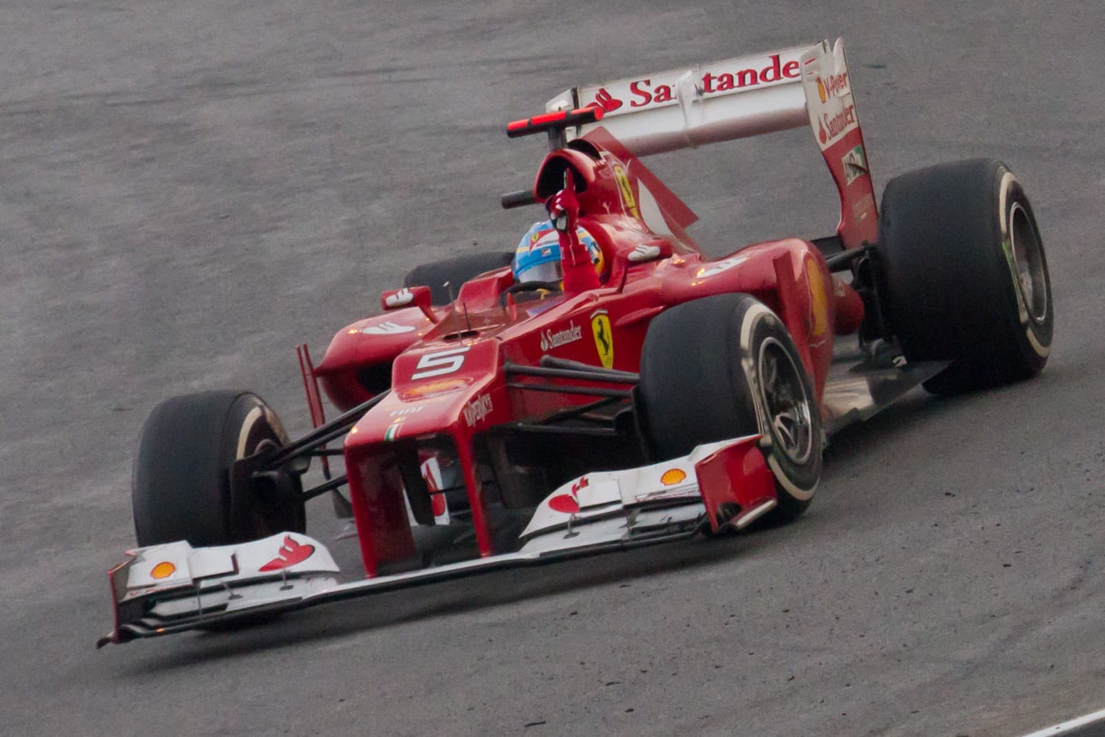 Historical Formula 1 photograph: Alonso Sepang, 2012