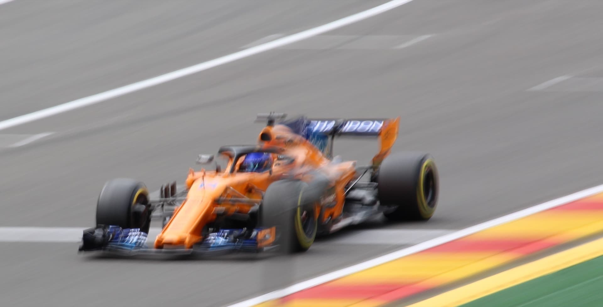 Historical Formula 1 photograph: McLaren Alonso, 2018