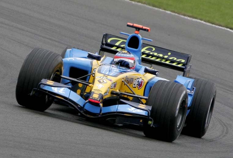 Historical Formula 1 photograph: Renault R25 Fernando Alonso, 2005