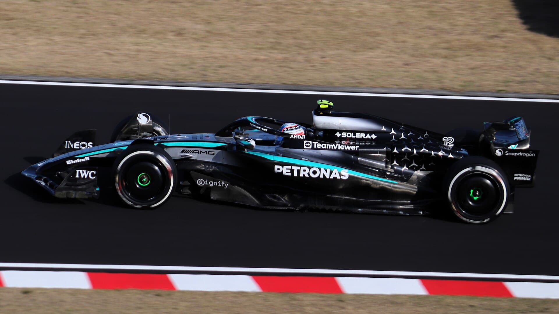 Historical Formula 1 photograph: Antonelli, 2025