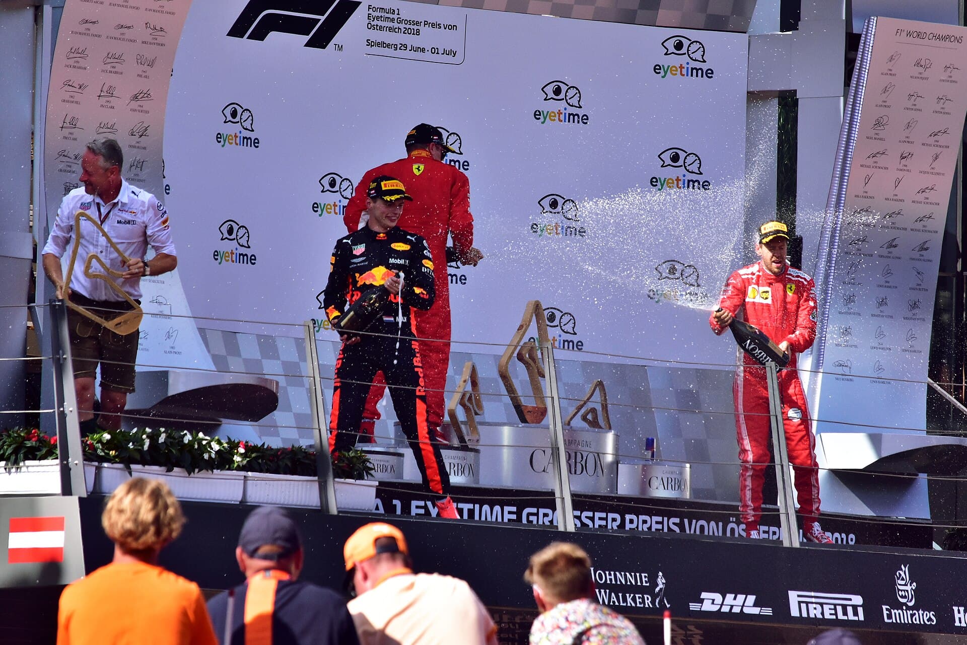 Historical Formula 1 photograph: Red Bull Ring, 2018