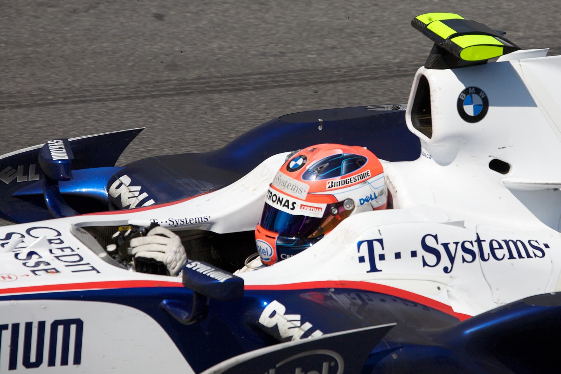 Historical Formula 1 photograph: Kubica BMW Sauber, 2008