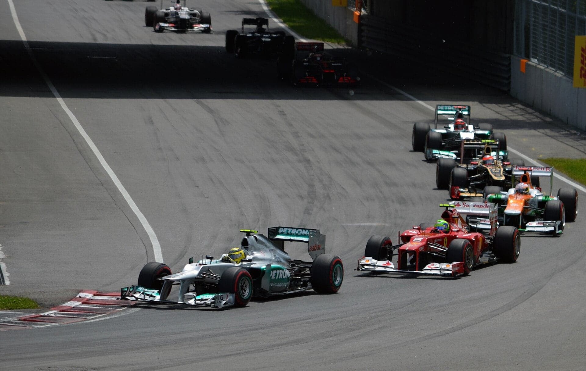 Historical Formula 1 photograph: Montréal, 2012