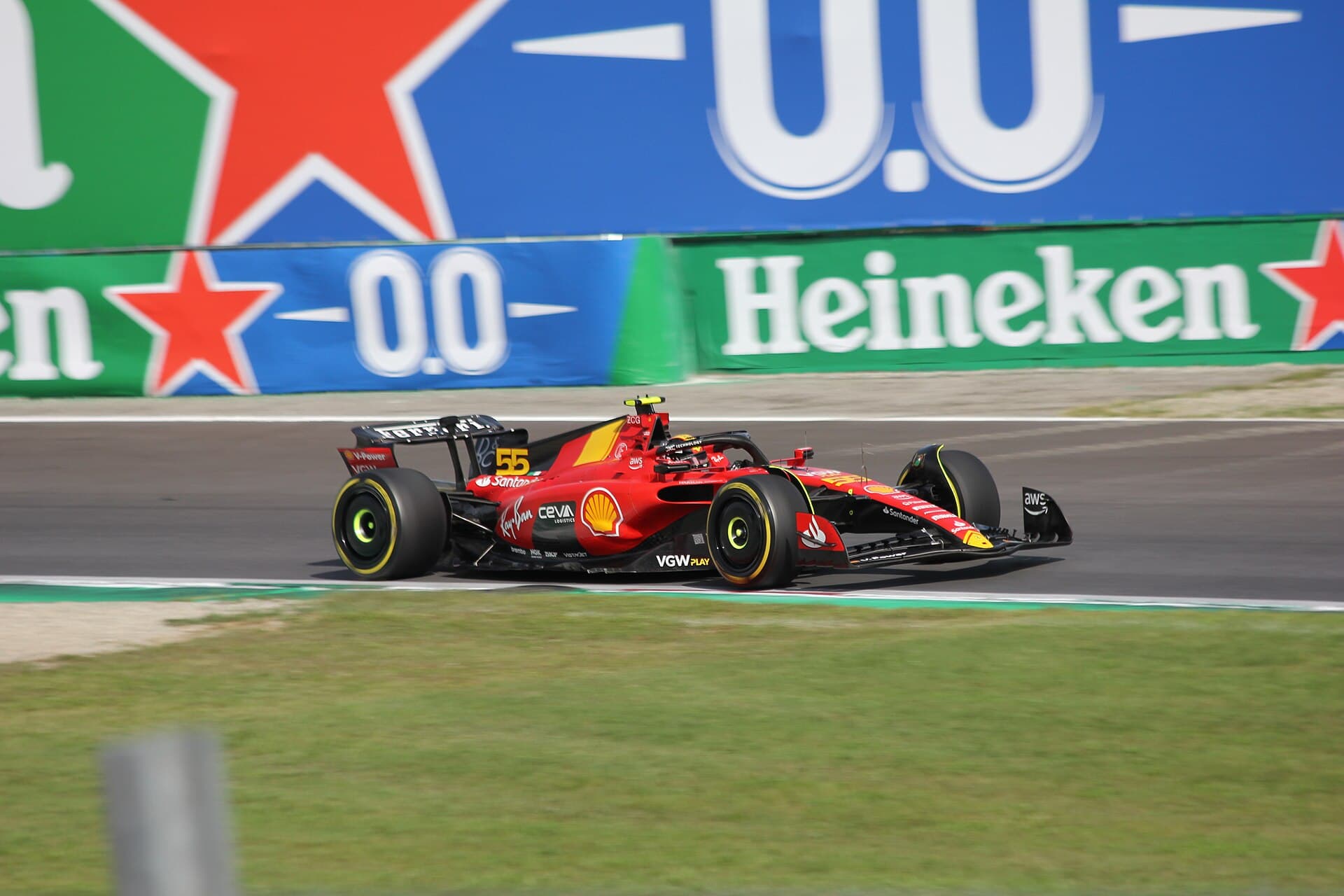 Historical Formula 1 photograph: SF-23 Monza, 2023