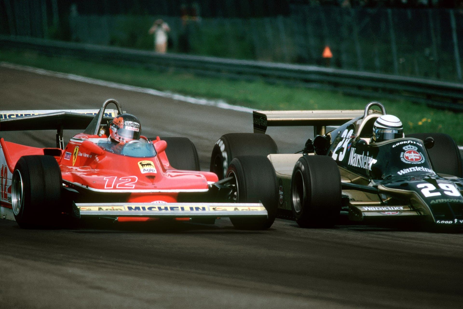 Historical Formula 1 photograph: Villeneuve, 1979