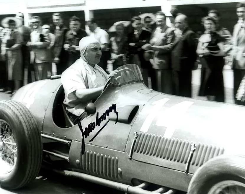 Historical Formula 1 photograph: González Ferrari 375 F1, 1951