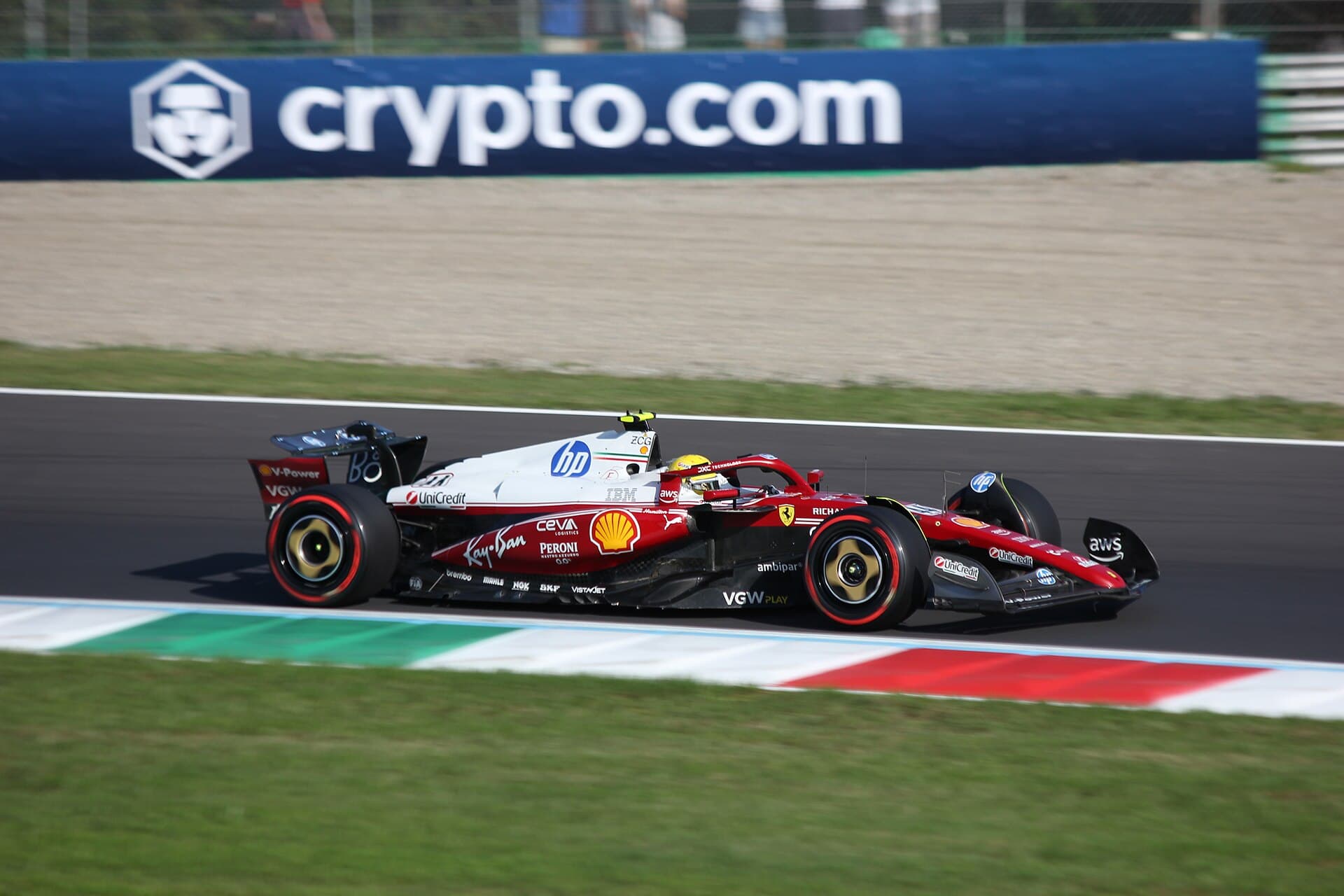 Historical Formula 1 photograph: Hamilton Monza, 2025