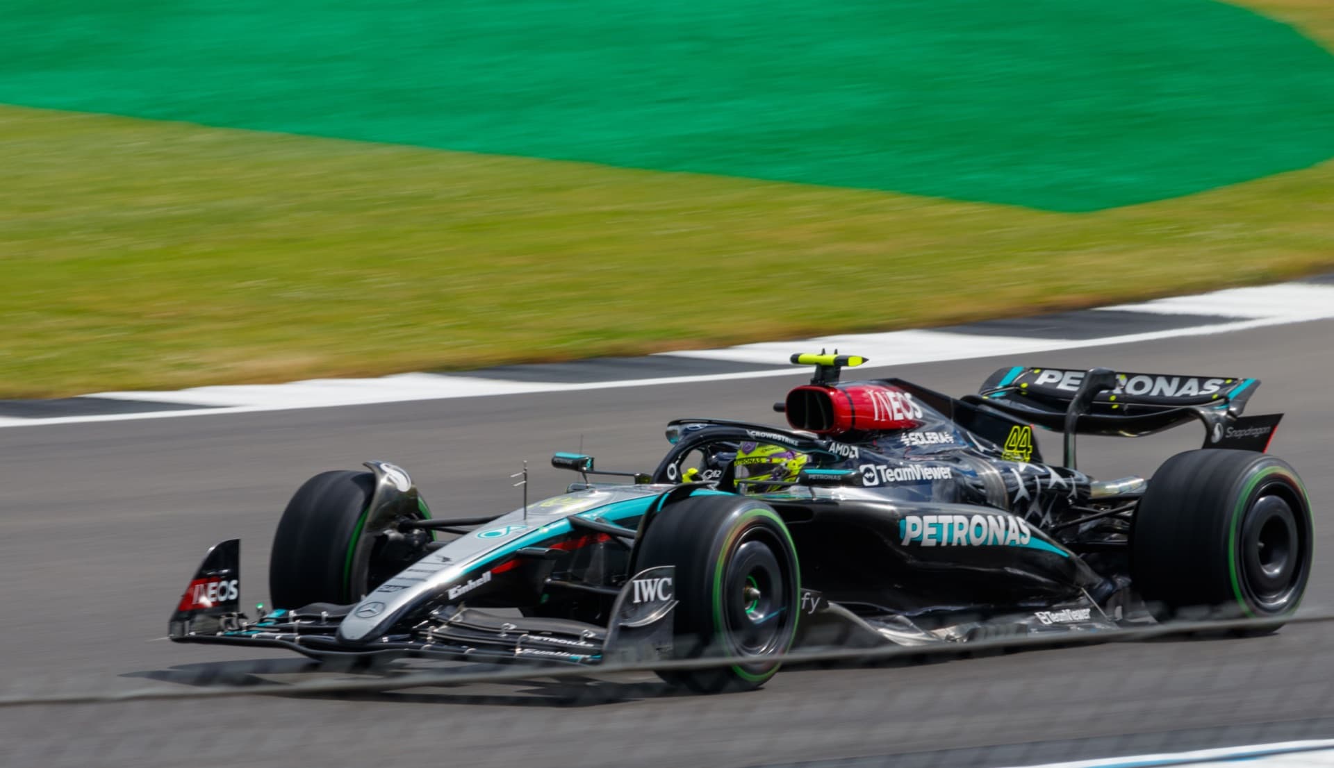 Historical Formula 1 photograph: Hamilton Silverstone, 2024