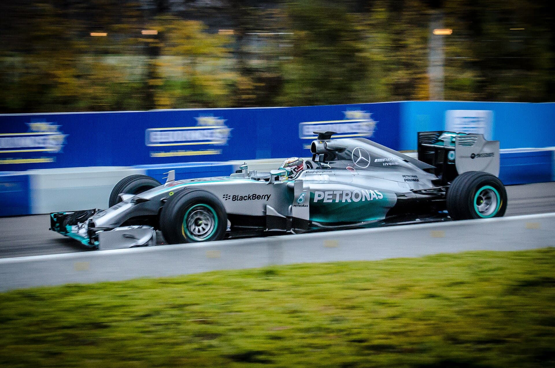 Historical Formula 1 photograph: Hamilton W05, 2014