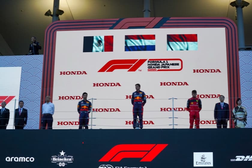 Historical Formula 1 photograph: Verstappen, 2022