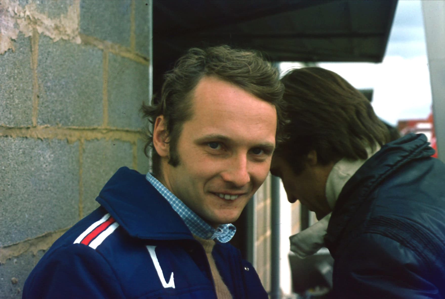 Historical Formula 1 photograph: Niki Lauda, 1975