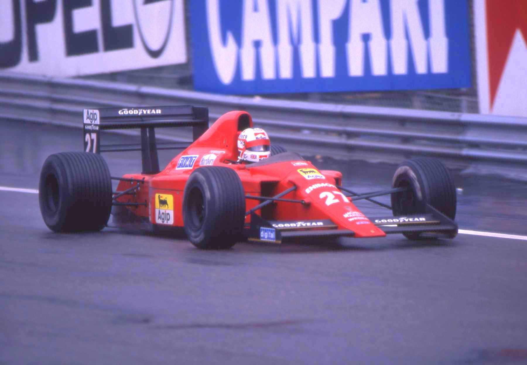 Historical Formula 1 photograph: Mansell Ferrari 640, 1989