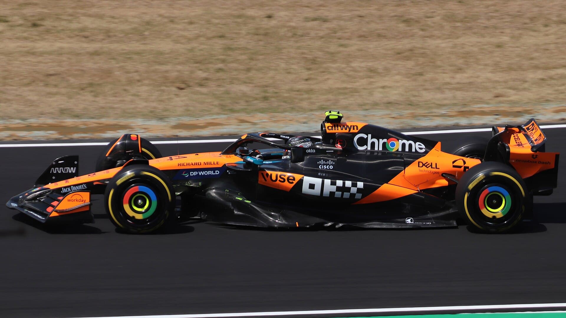 Historical Formula 1 photograph: Norris, 2025