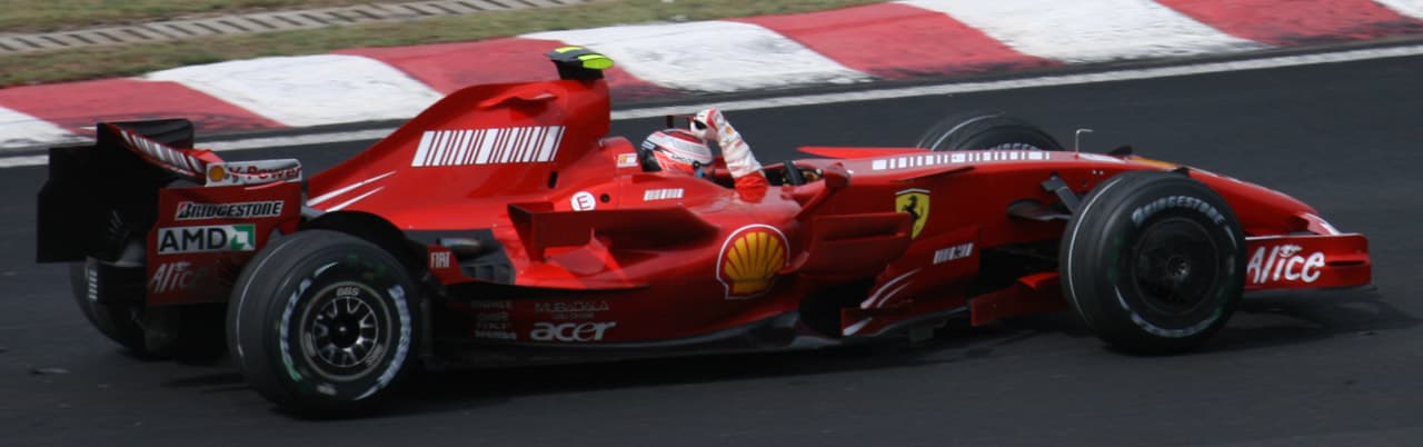 Historical Formula 1 photograph: Räikkönen, 2007