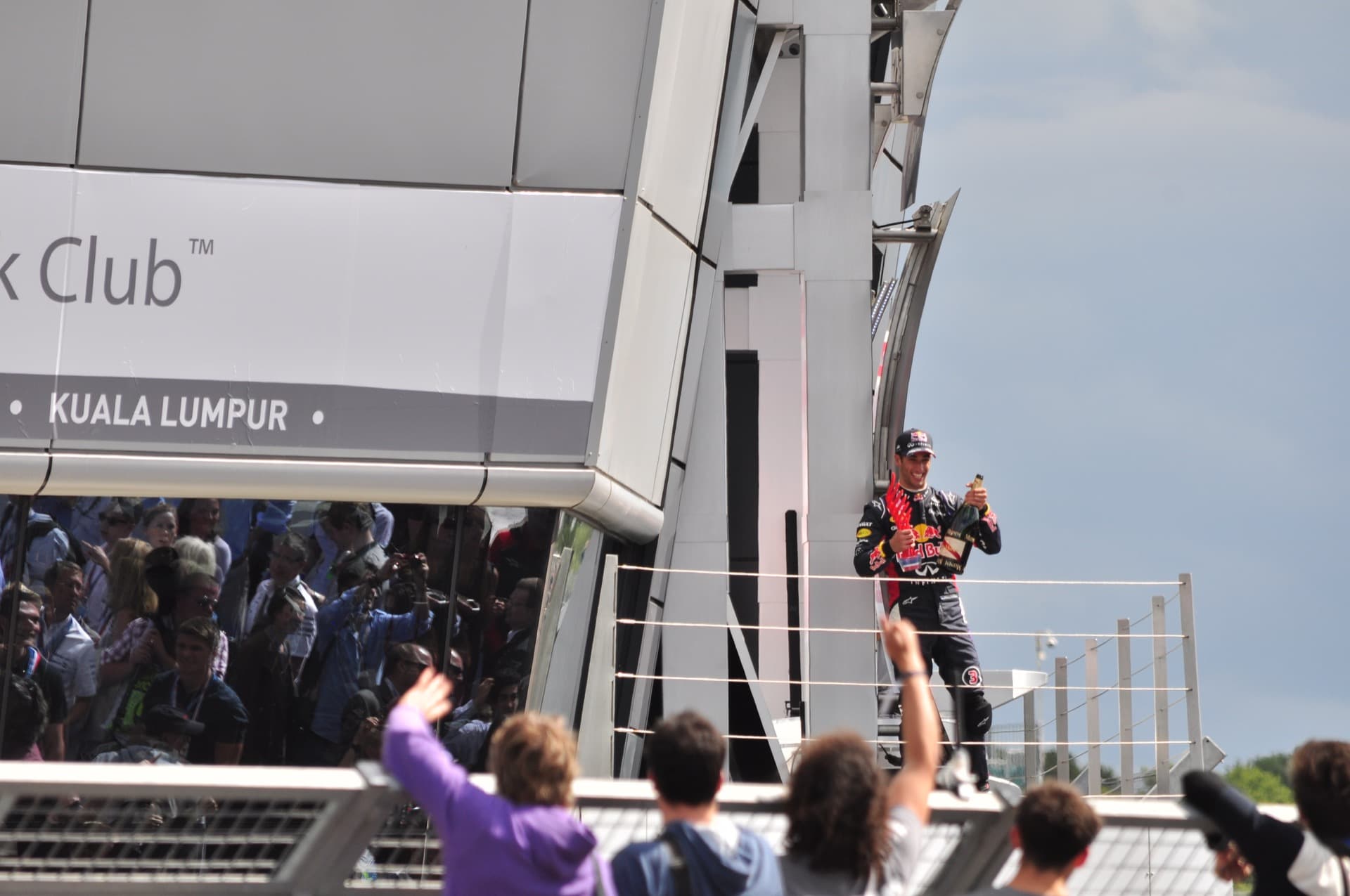 Historical Formula 1 photograph: Ricciardo Silverstone, 2014