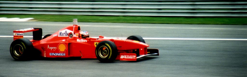Historical Formula 1 photograph: Michael Schumacher, 1997