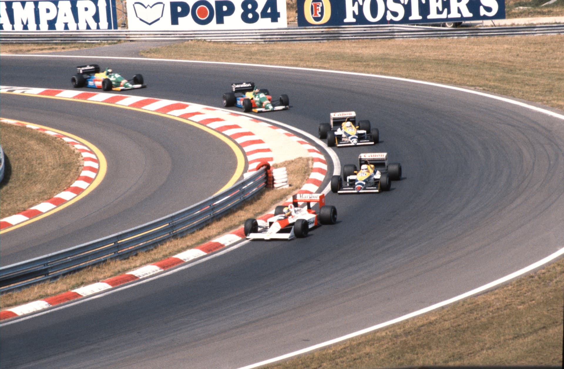 Historical Formula 1 photograph: Senna Hungaroring, 1988