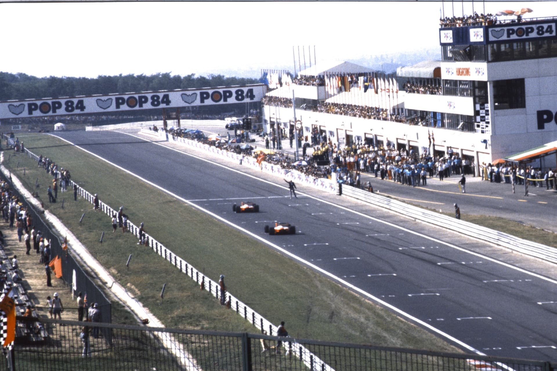 Historical Formula 1 photograph: Senna Prost, 1988