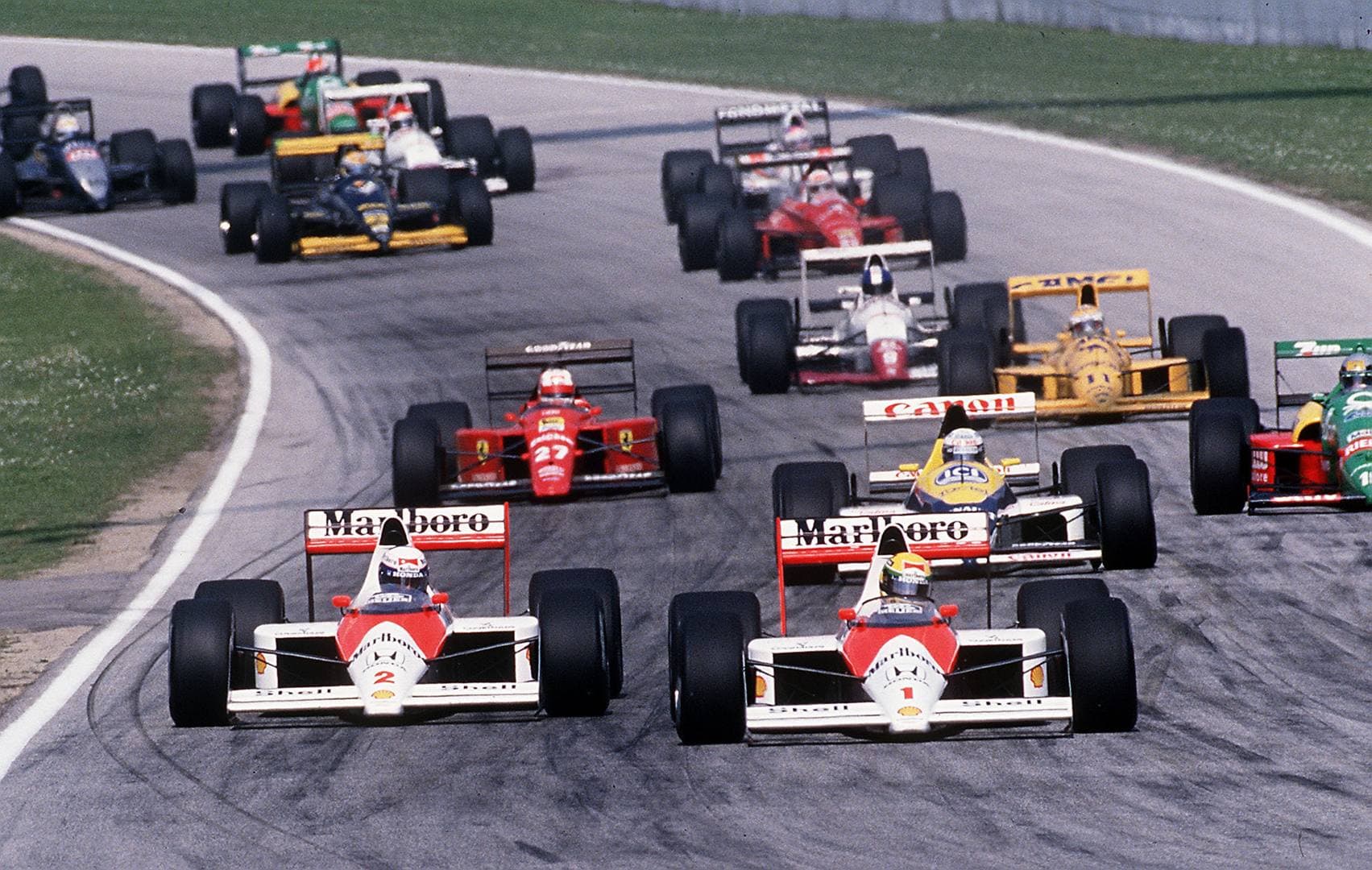 Historical Formula 1 photograph: Tosa, 1989