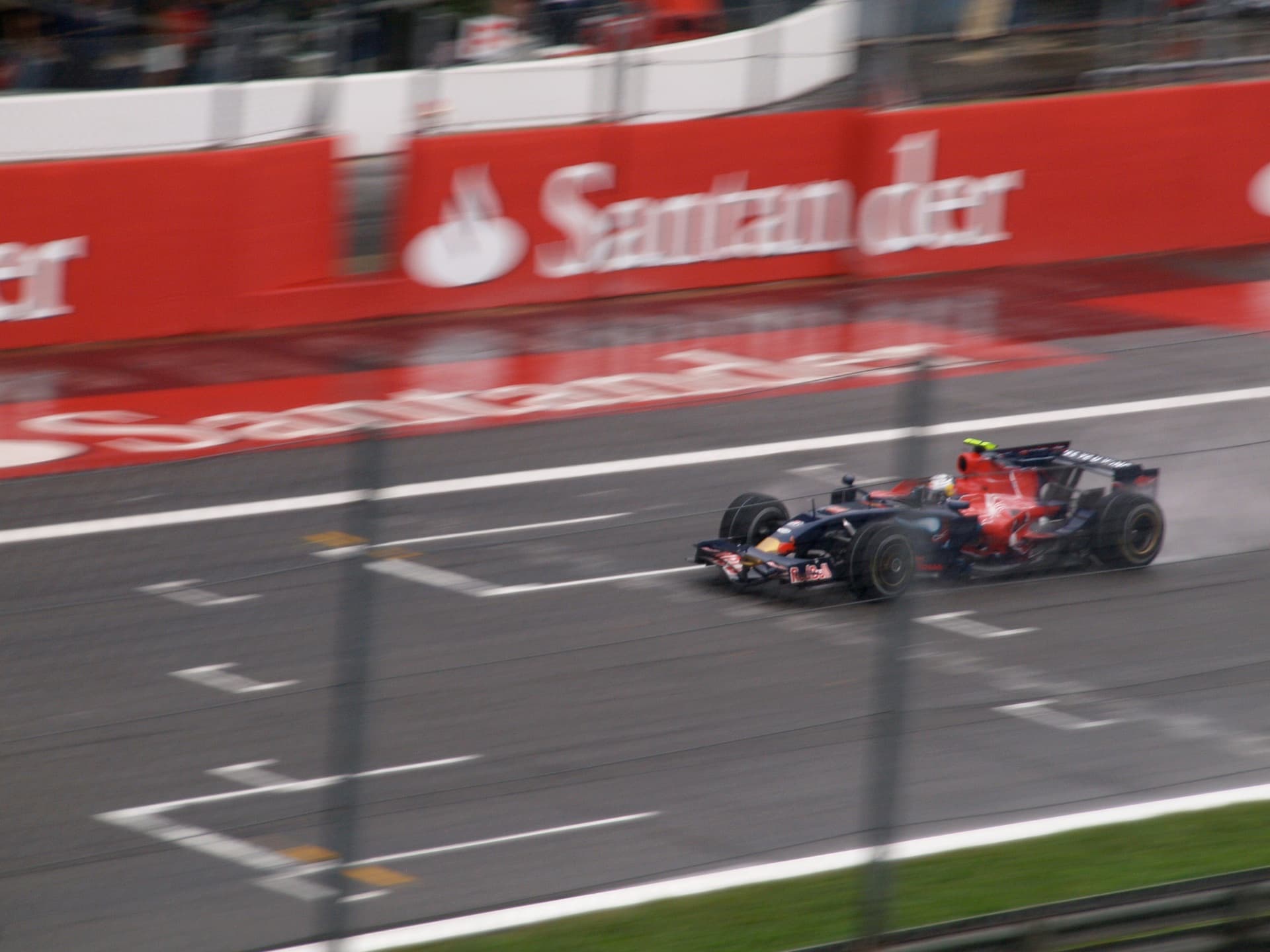 Historical Formula 1 photograph: Sebastian Vettel, 2008