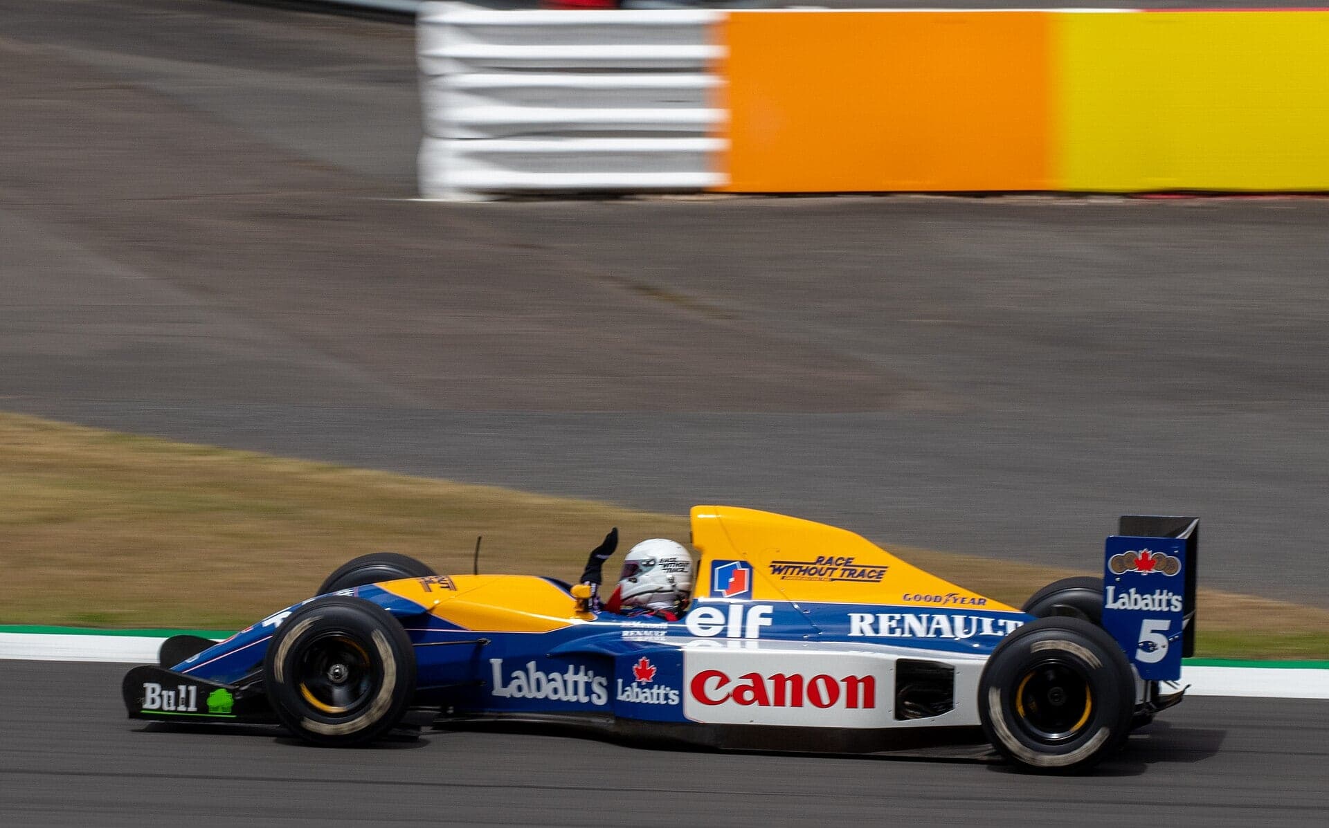 Historical Formula 1 photograph: Vettel Williams FW14B, 2022